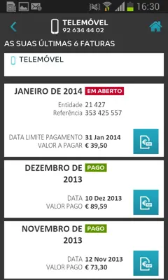 Área Cliente android App screenshot 1