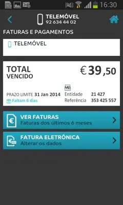 Área Cliente android App screenshot 2